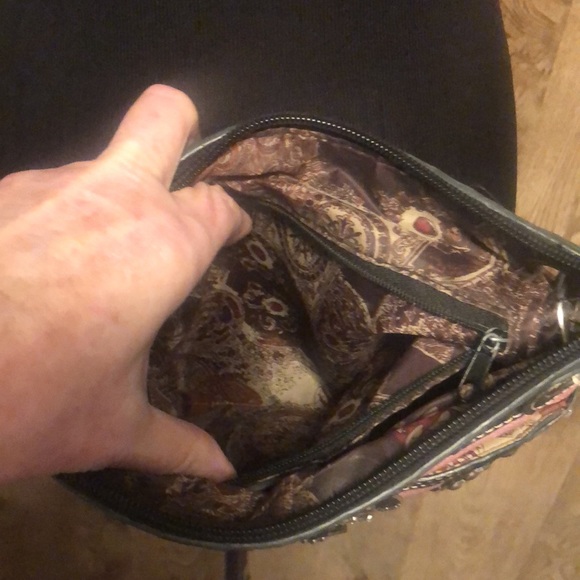 Pretty Pink Rhinestone Crossbody Purse - Picture 7 of 14